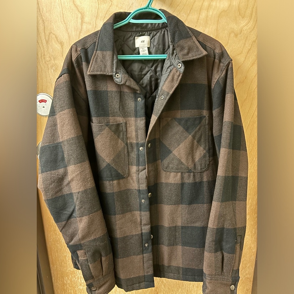 H&M Padded Flannel Jacket